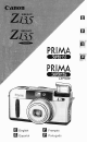 Canon Sure Shot Z135 Caption Instructions Manual
