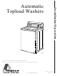 Alliance Laundry Systems 39971R5 Installation & Operation Manual