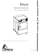 Alliance Laundry Systems 505048R2 Installation And Operation Manual