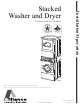 Alliance Laundry Systems 802957R3 Installation & Operation Manual