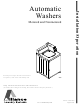 Alliance Laundry Systems 201932R5 Installation & Operation Manual
