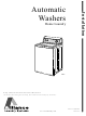 Alliance Laundry Systems 38900R11 Installation Manual
