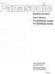 Panasonic TX-28WG25 series Operating Instructions Manual