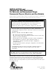 Alliance Laundry Systems 503806R1 Installation &  Operation Instruction