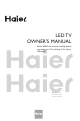 Haier LE32C13200 Owner's Manual