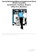 Alliance Laundry Systems 505828 Installation And Operation Instructions Manual