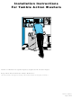 Alliance Laundry Systems 800797 Installation Instructions Manual