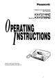 Panasonic KX-2750NZ Operating Instructions Manual