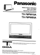 Panasonic TX-76PW05A Operating Instructions Manual