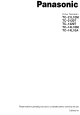 Panasonic TC-14L10A Operating Instructions Manual