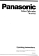 Panasonic TX-26V2Z Operating Instructions Manual