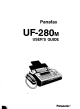 Panasonic Panafax UF-280M User Manual