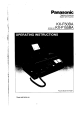 Panasonic KX-F155BA Operating Instructions Manual