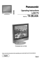 Panasonic TX-20LA5A Operating Instructions Manual
