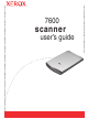 Xerox 7600 User Manual