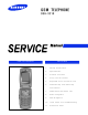 Samsung SGH-X210 Service Manual