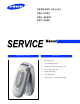 Samsung SGH-X480 Service Manual