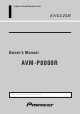 Pioneer AVM-P8000R Owner's Manual