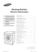 Samsung WF- Series Owner's Instructions Manual