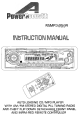 Power Acoustik PAMP3-899R Instruction Manual