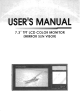 Power Acoustik PT-738MSV User Manual