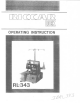 RICCAR RL-343 Operating Instructions Manual