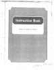 RICCAR RL343DR Instruction Book