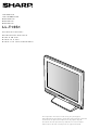 Sharp LL-T15S1 Operation Manual