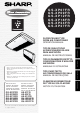Sharp Plasmacluster GS-XP07FR Operation Manual