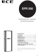 ECE EFR 250 Operation Manual