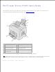 Dell P1500 Personal Mono Laser Printer User Manual