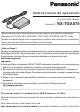 Panasonic KXTGA575 - 5,8 GHZ USB ADAPTOR Instrucciones De Operación