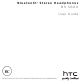 HTC Bluetooth Stereo Headphones User Manual