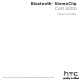 HTC Bluetooth StereoClip User Manual