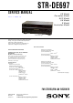Sony STR-DE697B Service Manual
