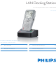 Philips LFH9160 - LFH 9160 - Digital Voice Recorder Docking Station User Manual