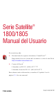 Toshiba Satellite 1800-S203 Manual Del Usuario