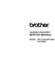 Brother 1800C - IntelliFAX Color Inkjet Service Manual