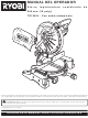 Ryobi TS1342L Manual Del Operador