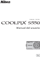 Nikon S550 - Coolpix Digital Camera Manual Del Usuario