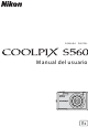 Nikon S560 - Coolpix Digital Camera Manual Del Usuario