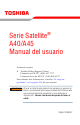 Toshiba Satellite A40-S200 Manual Del Usuario