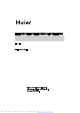Haier HLH19BB User Manual