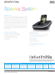 Memorex MI2032-TEAL - Speaker System For iPod Product Features