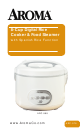 Aroma ARC-988 Instruction Manual