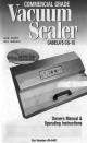 Cabela's Vacuum sealer CG-15 Owner's Manual & Operating Instructions