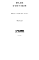D-Link 2Voice + 4SW VoIP Router DVG-1402S Manual