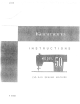 KENMORE 50 Instructions Manual