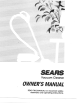 Sears Vacuum Cleaner Owner's Manual