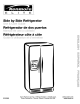 KENMORE Side by Side Refrigerator Use & Care Manual